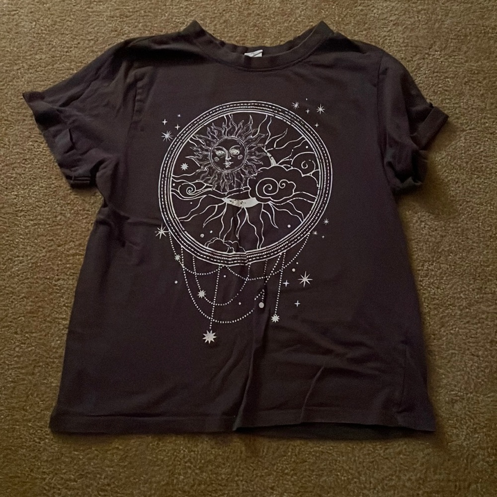 electric pink graphic tee